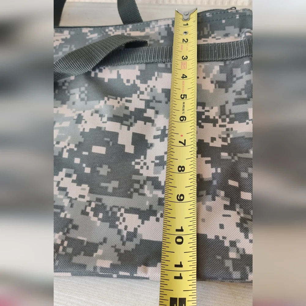Digital Camouflage Laptop / Document Carrying Case with Handles- Unisex